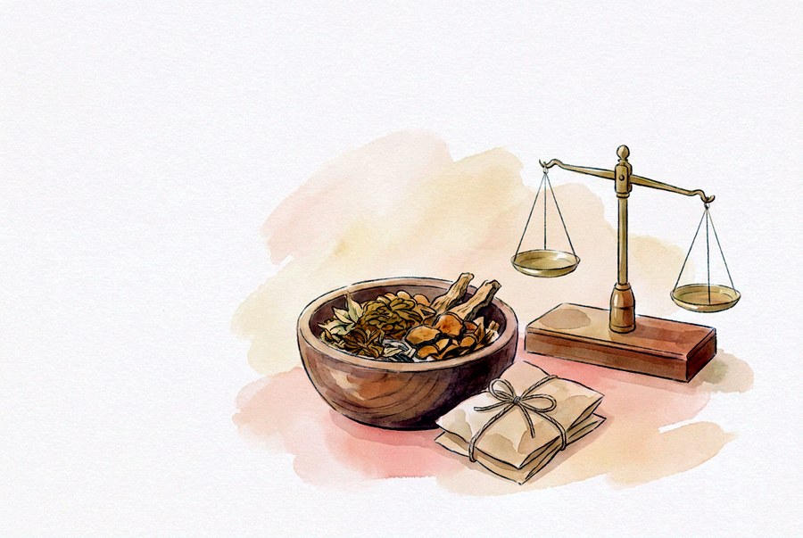 市販薬・漢方の水彩イラスト